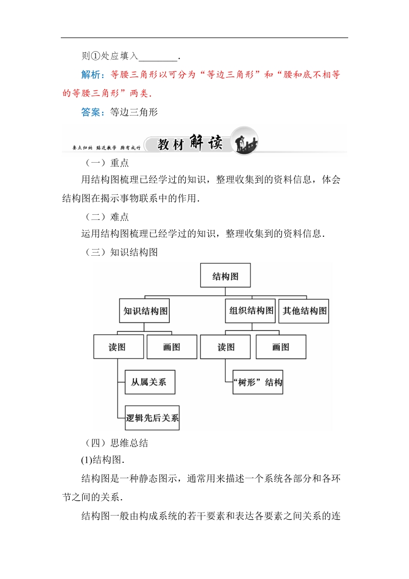 【金版学案】高中数学人教a版选修1-2习题：4.2《结构图》.doc_第3页