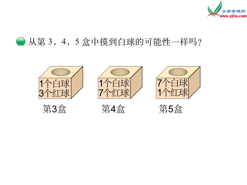 （北师大版）四年级数学第8单元  第2课时 摸球游戏.ppt_第3页