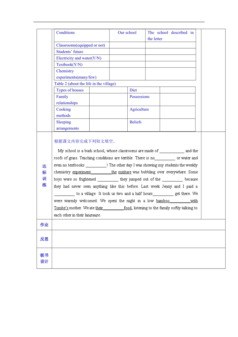 陕西省西安交大阳光中学高中英语选修7导学案：unit 4 sharing reading（教师版）.doc_第2页