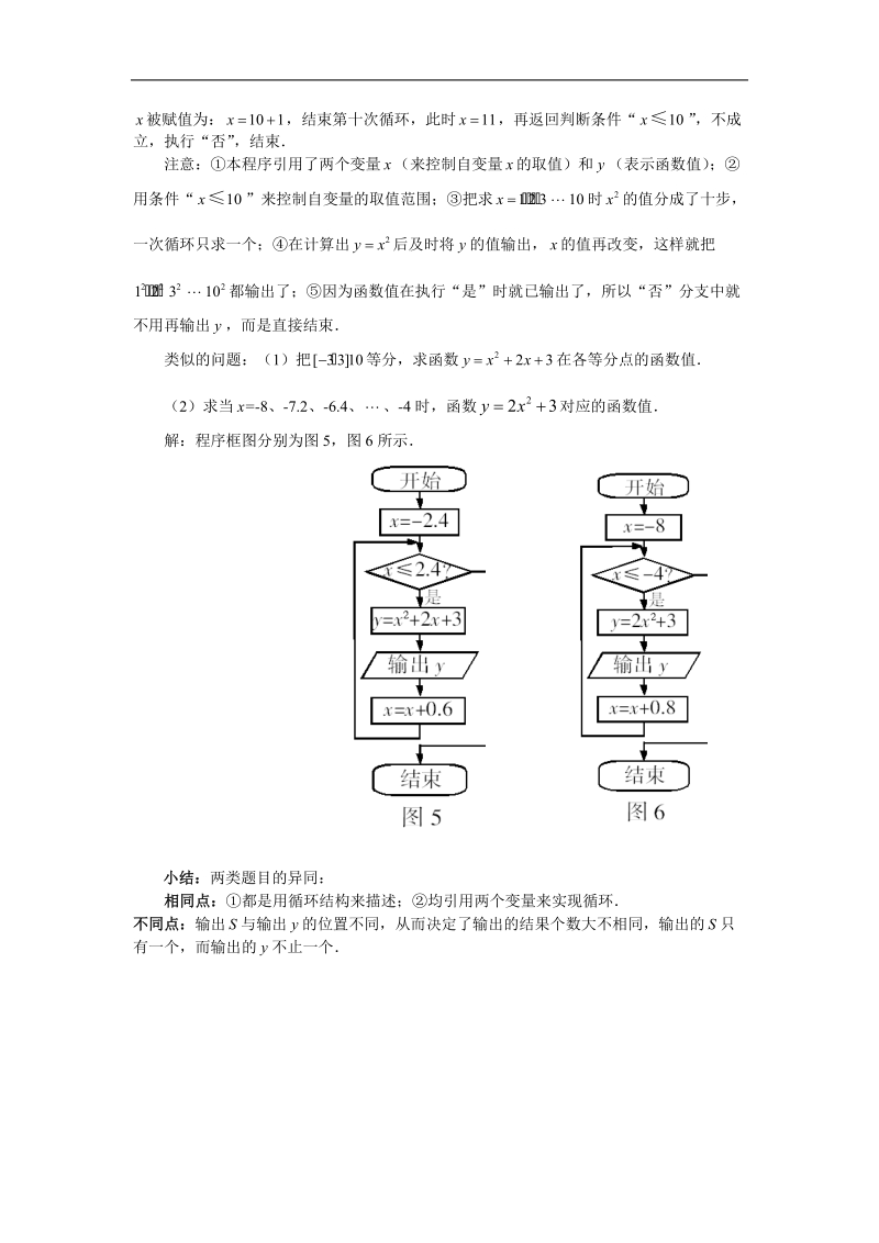 《循环结构》文字素材1（新人教b版必修3）.doc_第3页