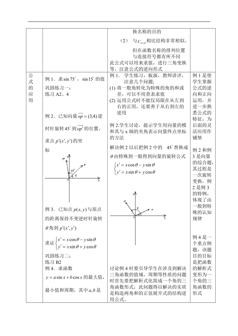 《两角和与差的正弦》教案（人教b版必修四）.doc_第2页