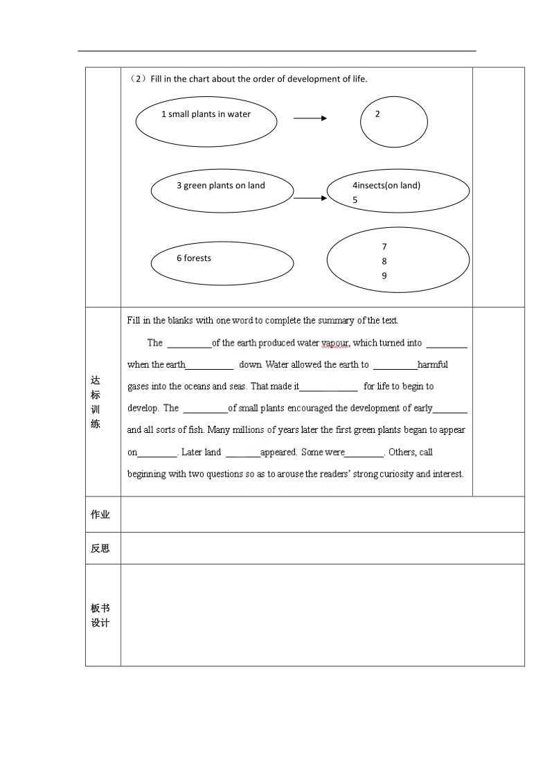 陕西省西安交大阳光中学高中英语必修3导学案：unit 4 astronomy the science of the stars words and reading（学生版）.doc_第2页