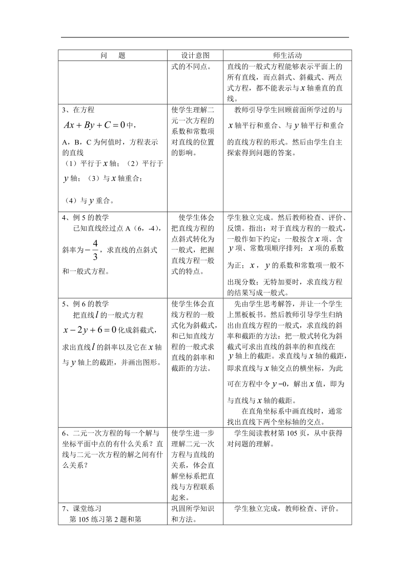 《直线的方程》教案12（新人教a版必修2）.doc_第2页