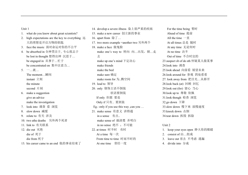 高中英语_必修五_笔记_文章知识点.doc_第1页