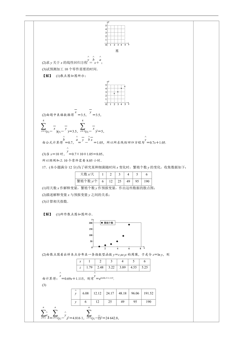 甘肃省宁县第五中学人教版高中数学选修1-2：第一章统计案例 习题 2.doc_第3页