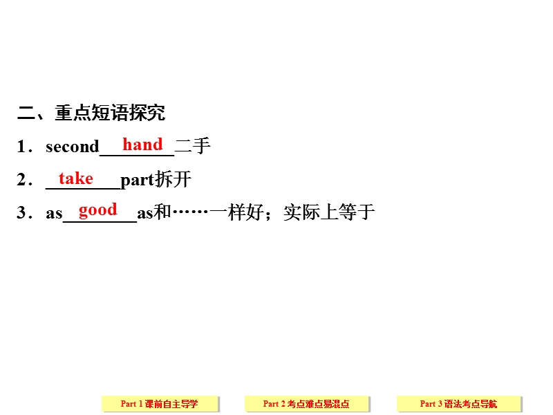 【创新设计】高中英语配套课件：必修2 unit 1 section ⅱ（人教版，课标通用）.ppt_第2页