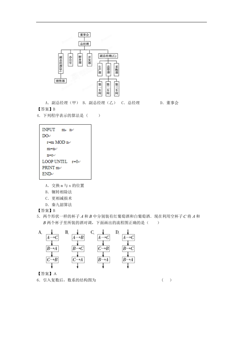 山西省高考数学一轮单元复习测试：框图.doc_第2页