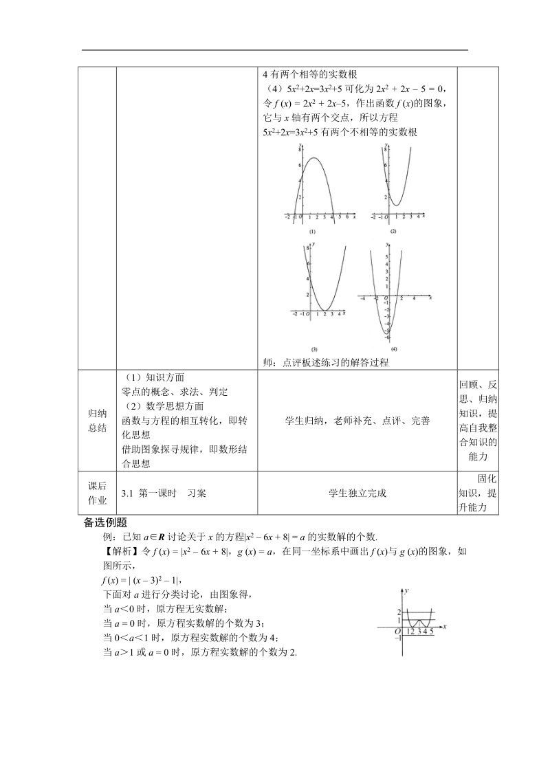 《方程的根与函数的零点》教案2（新人教a版必修1）.doc_第3页