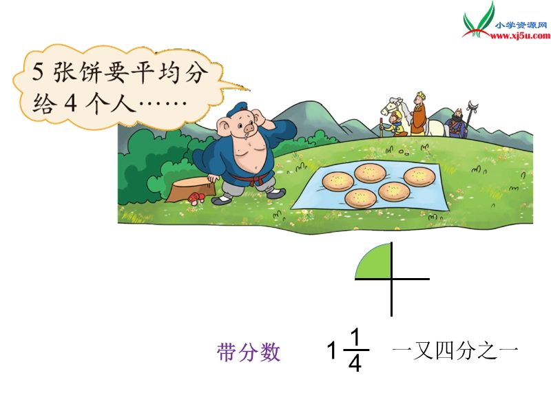 （北师大版）2015-2016五年级数学上册 5.3 分饼课件 （新版）.ppt_第2页