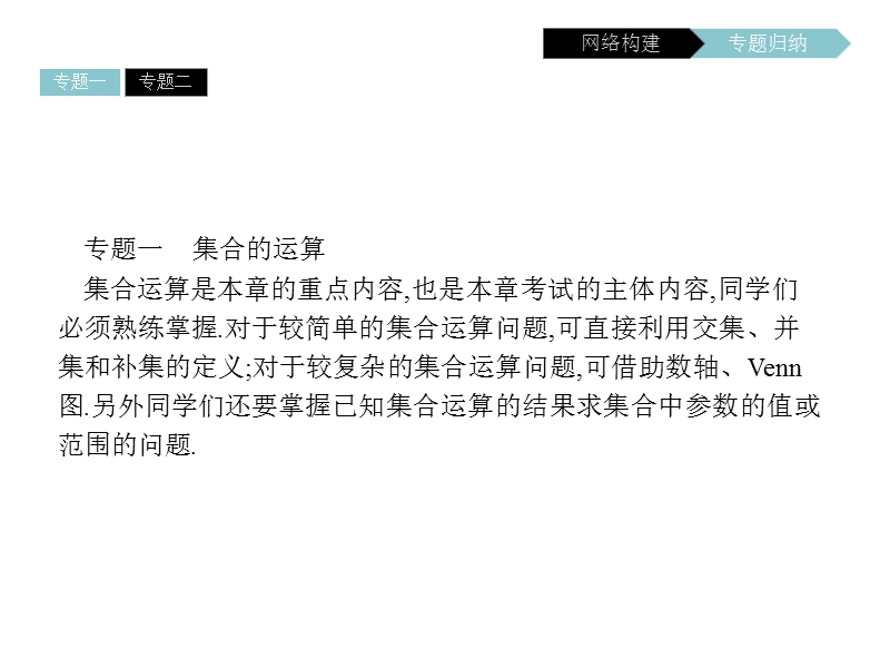 【南方新课堂 金牌学案】高中数学苏教版必修一课件：第1章　集合归纳与整理1.ppt_第3页