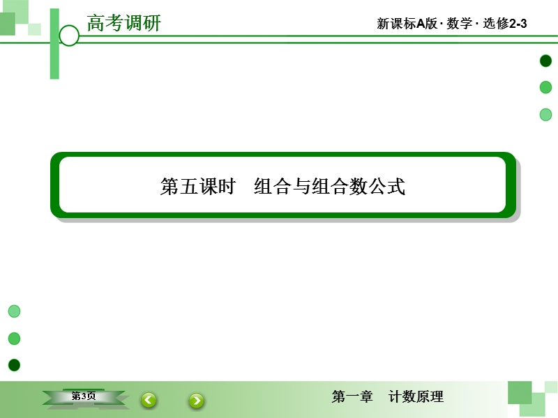 【同步课堂】2015高中数学（人教a版）选修2-3课件：1-2 排列与组合5.ppt_第3页