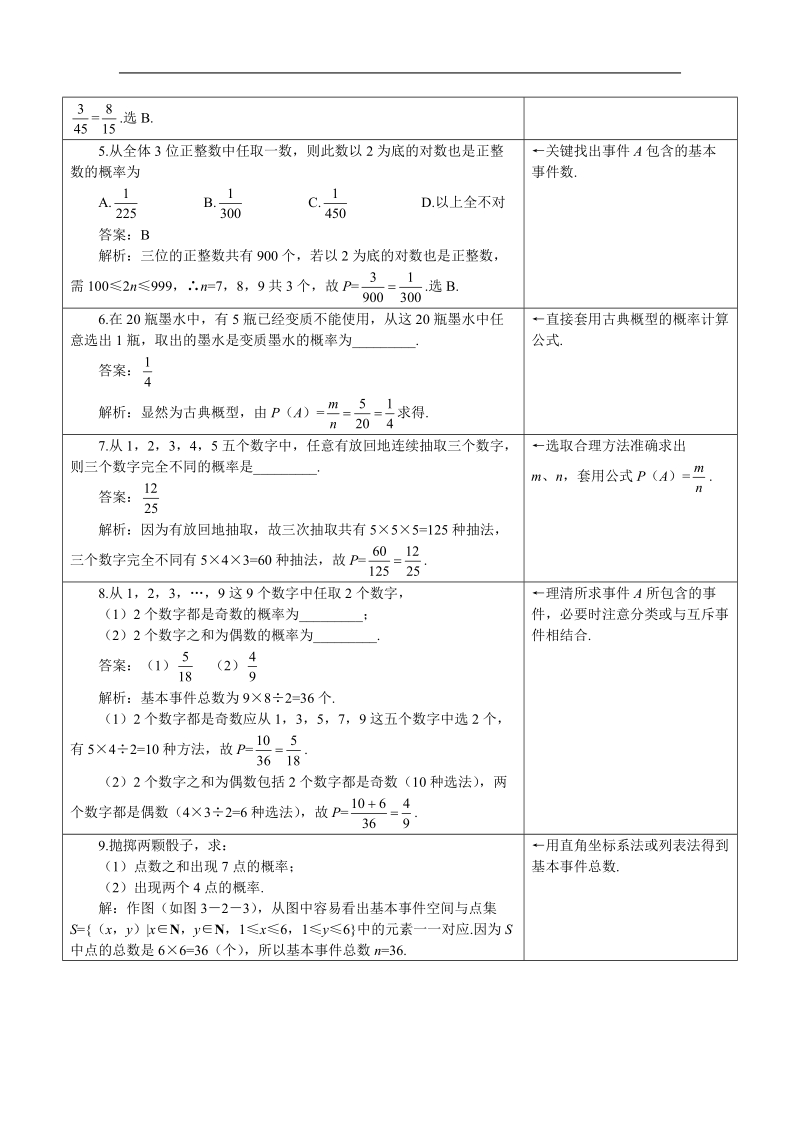 《古典概型》同步练习3（苏教版必修3）.doc_第2页