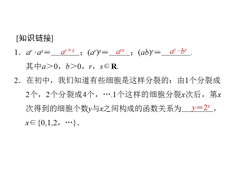 【创新设计同步备课】高中数学（苏教版）必修一课件： 第三章 第一节 指数函数3-1-2-1.ppt_第3页