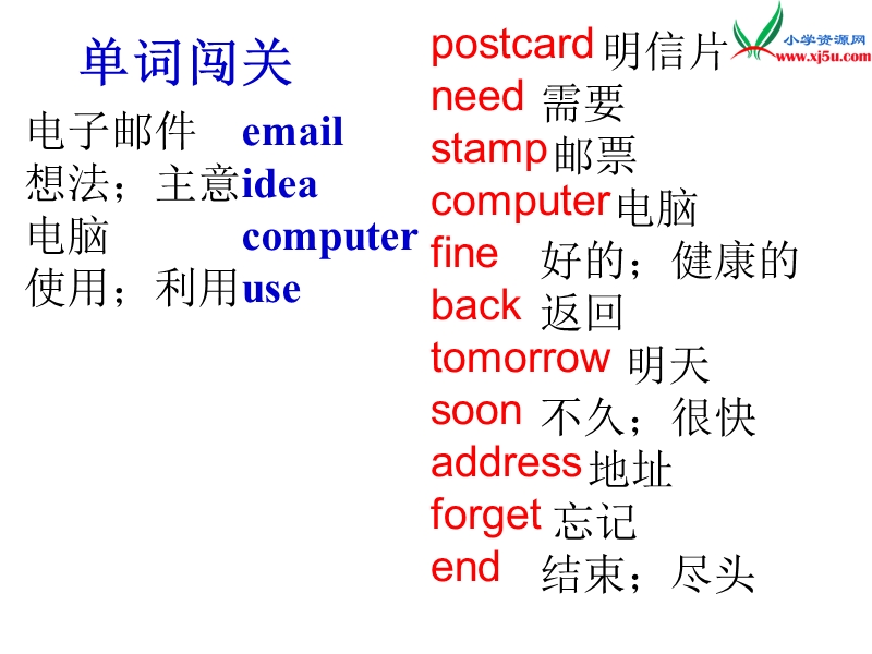 2017春冀教版（三起）五年级下册lesson 16《an email is fast》ppt课件3.ppt_第2页