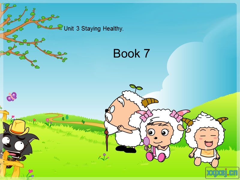 2016秋广东版开心学英语六上unit 3《staying healthy》ppt课件1.ppt_第1页