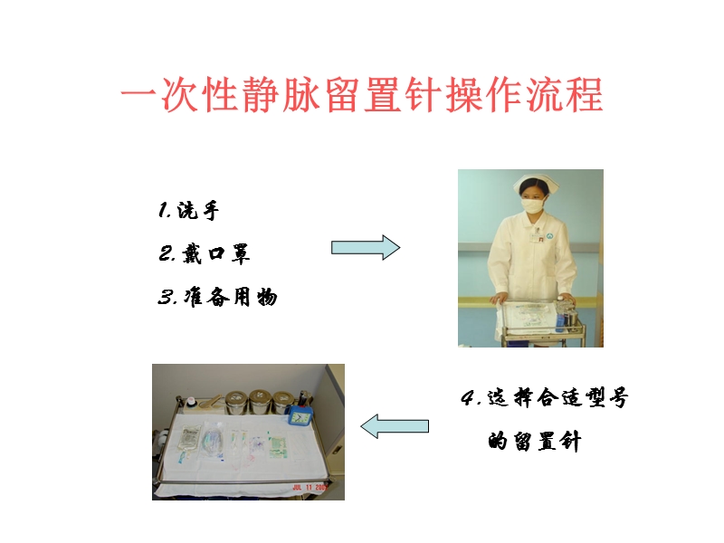 一次性静脉留置针操作流程.ppt_第1页