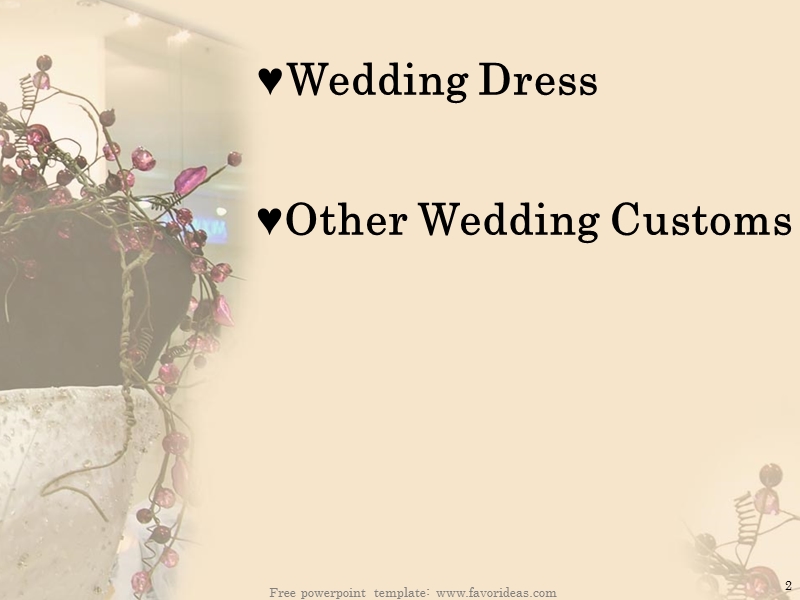 wedding(婚礼,全英文,适合分享).ppt_第2页