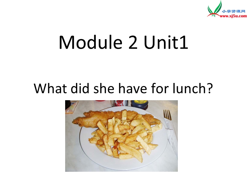 2016春外研版（一起）五年级下册module 2 unit 1《what did she have for lunch》ppt课件4.ppt_第1页