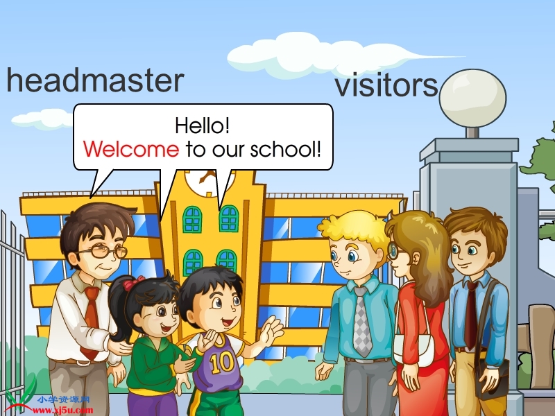 2016春新人教精通版英语五下unit 1《welcome to our school》ppt课件1.ppt_第3页