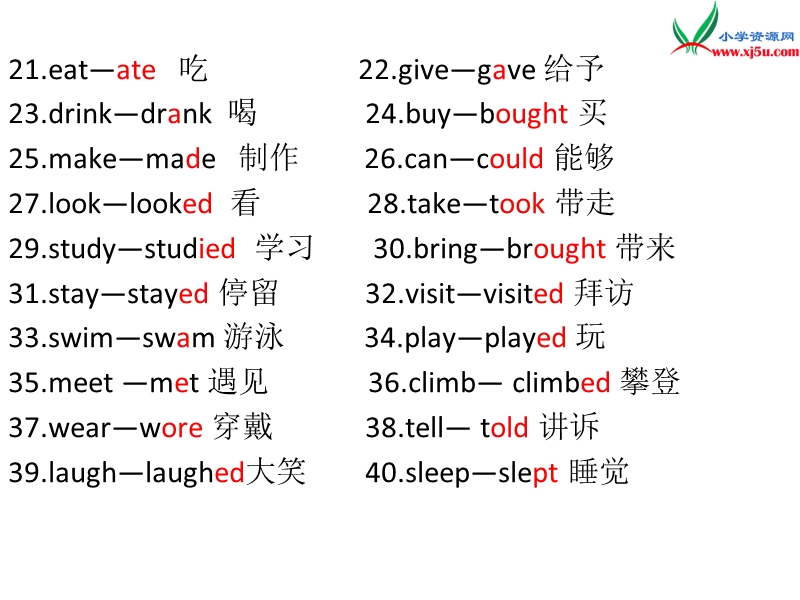 2016春外研版（三起）五年级下册module 9 unit 1《we laughed a lot》ppt课件6.ppt_第3页