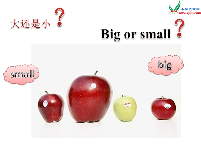 2016春三年级英语下册 unit 1《big or small》单词教学课件 广东版开心.ppt_第3页