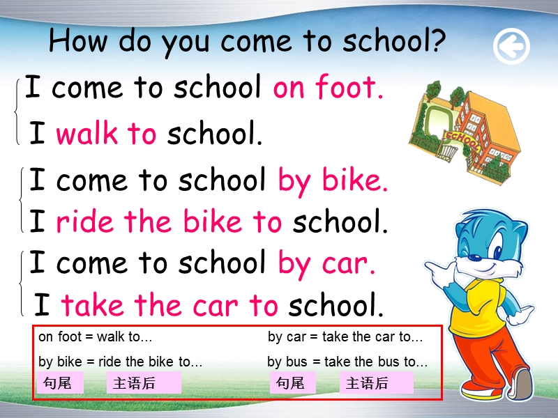 unit2 ways to go to school第一课时.ppt_第3页