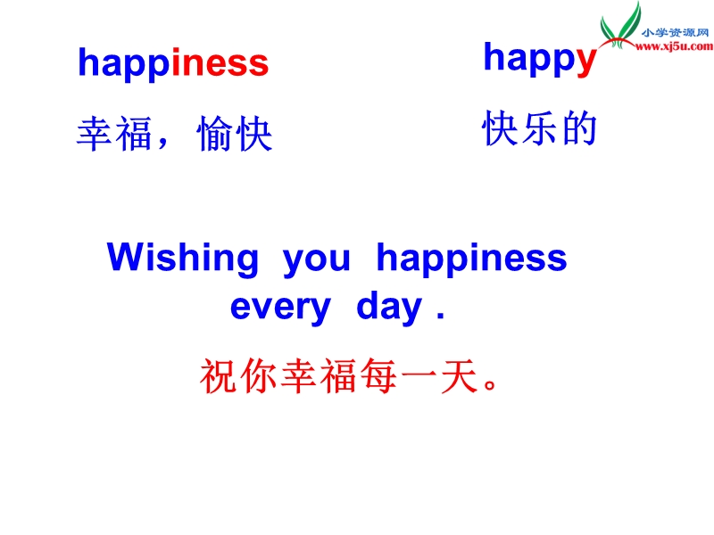 2016春外研版（一起）六年级下册module 9 unit 2《wishing you happiness every day》ppt课件1.ppt_第2页