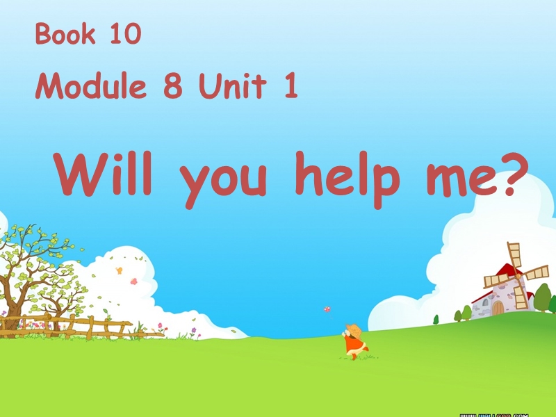 2016春外研版（一起）五年级下册module 8 unit 1《will you help me》ppt课件3.ppt_第1页