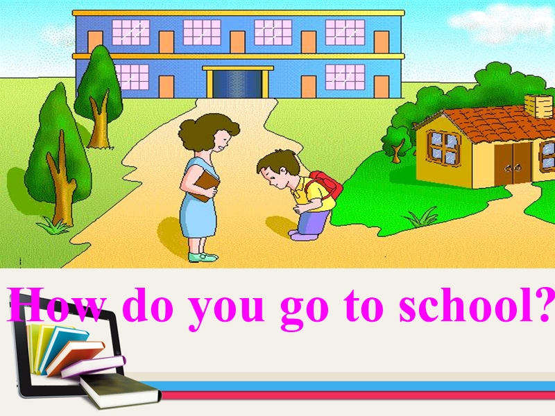 二年级下册英语课件-unit 5 how do you go to school lesson 19(1)-北京课改版.ppt_第3页