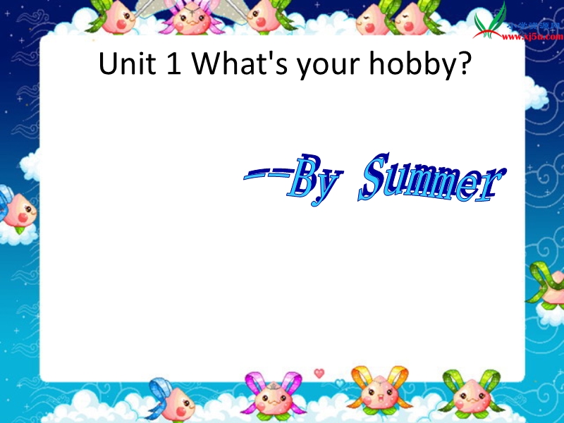 五年级上英语课件-unit 1 what's your hobby？教科版（广州专用）.ppt_第1页