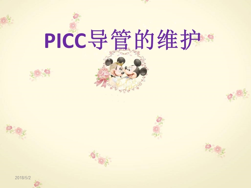 picc导管的维护.ppt_第1页