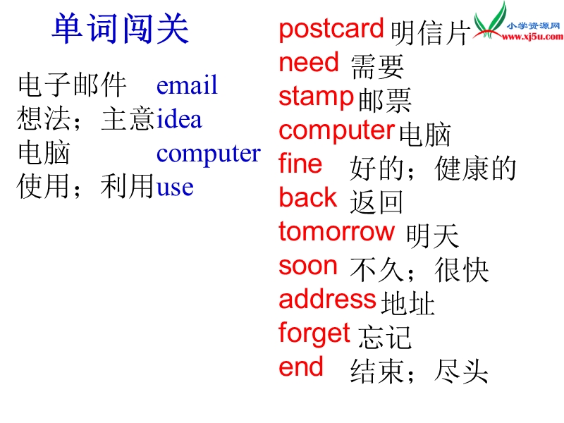 2016春冀教版（三起）五年级下册lesson 16《an email is fast》ppt课件1.ppt_第2页