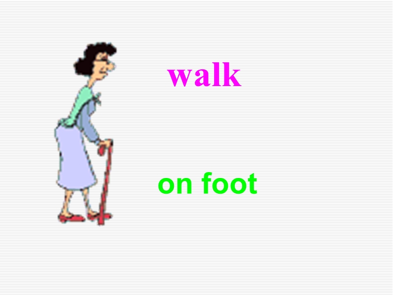 2016春冀教版英语四下《lesson 16 how do you walk to school》ppt课件1.ppt_第2页