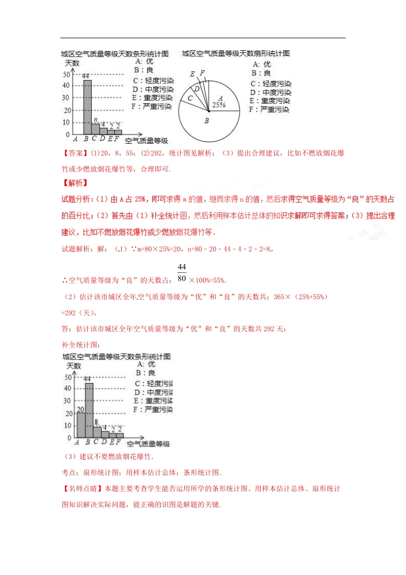 专题07 统计-2016届中考数学母题题源系列.doc_第3页