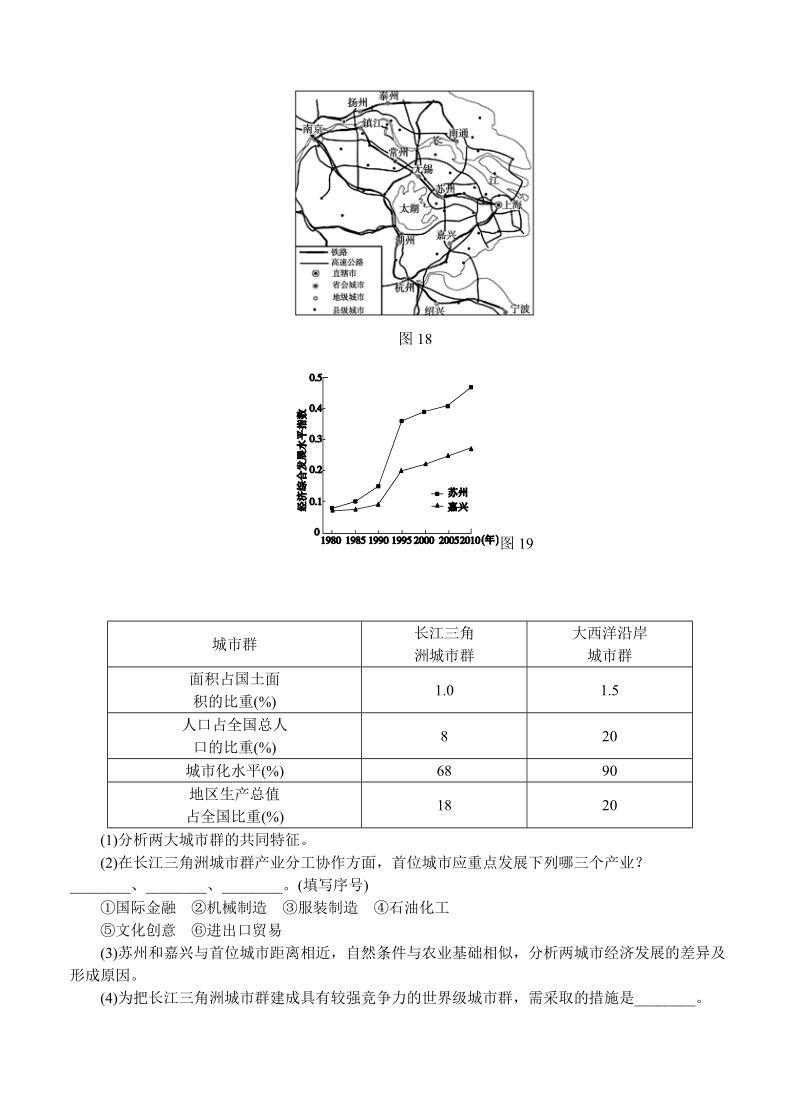 （高三地理试卷）-127-高考地理的（高考真题+模拟新题）分类汇编：M单元 区域地理.doc_第2页