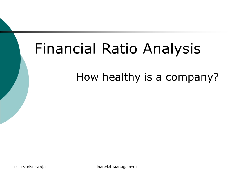 9.fdm financial ratio analysis.ppt_第1页