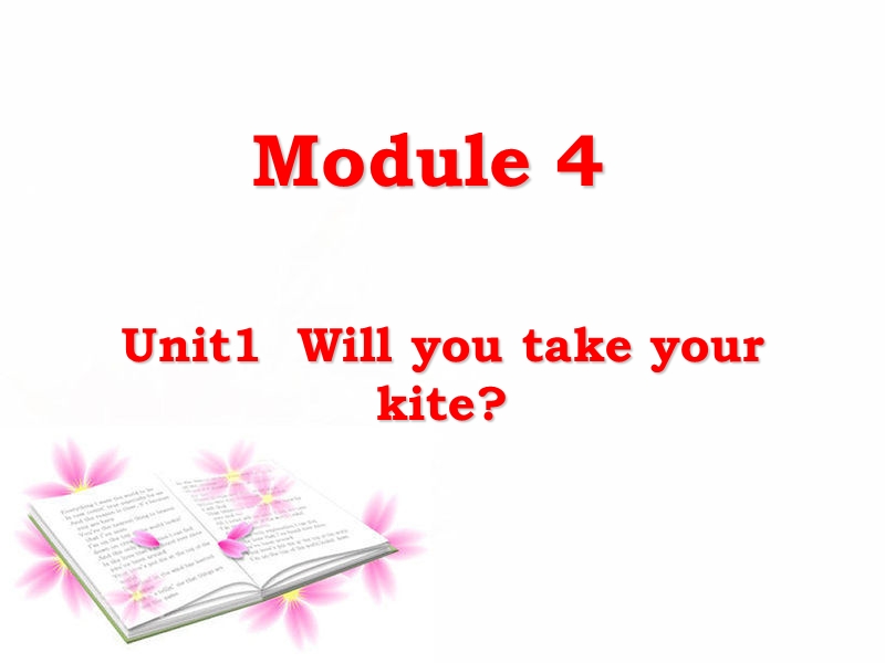 新外研版（三起）四年级下册英语module 4《unit 1 will you take your kite》ppt课件1.ppt_第1页