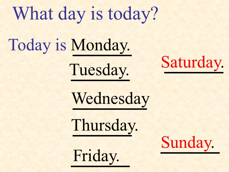 北师大版(一起) 四年级下册英语课件 unit7 today is monday(1).ppt_第2页