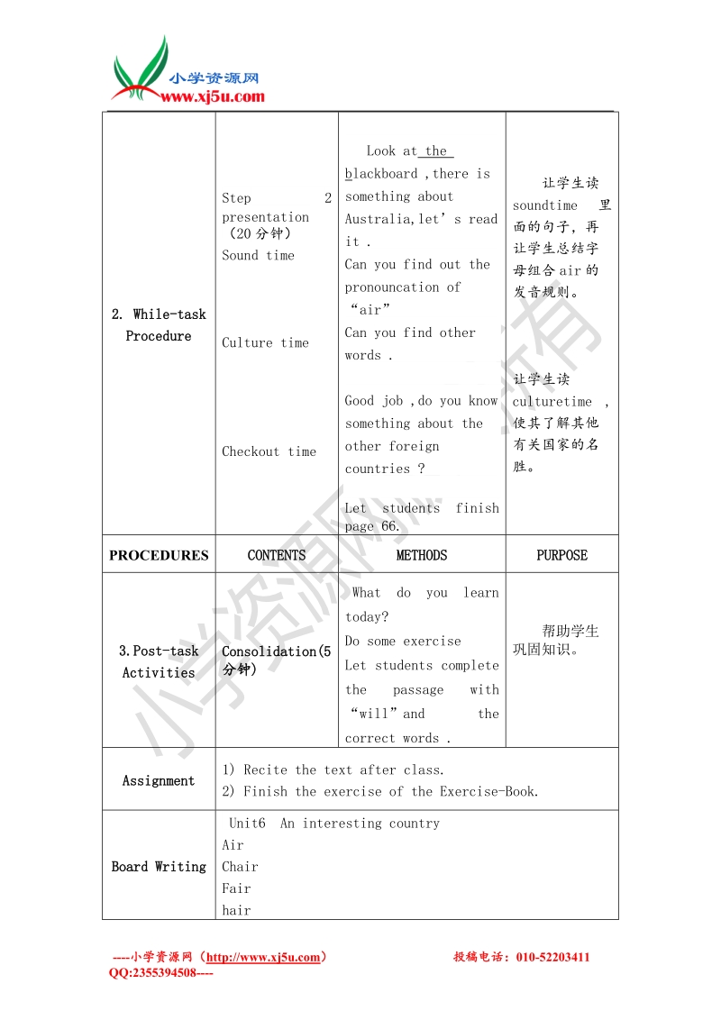 （苏教译林版）英语六年级下册unit 6 an interesting country 教案4.doc_第2页