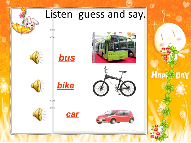 （冀教版）英语四年级下册课件unit 3lesson16 how do you go to school.ppt_第3页