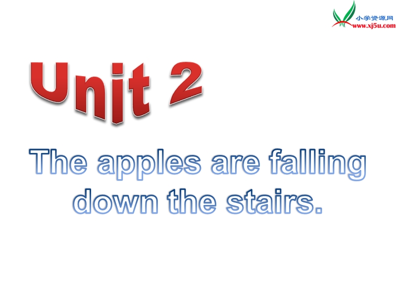 外研版（三起）六下英语：m4u2 the apples are falling.ppt_第1页