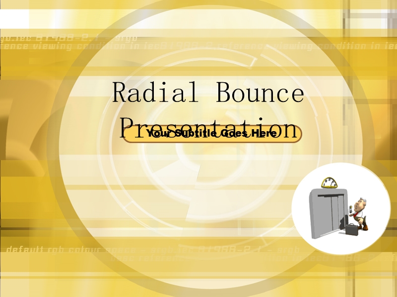 ppt 模板 radial_bounce.ppt_第1页