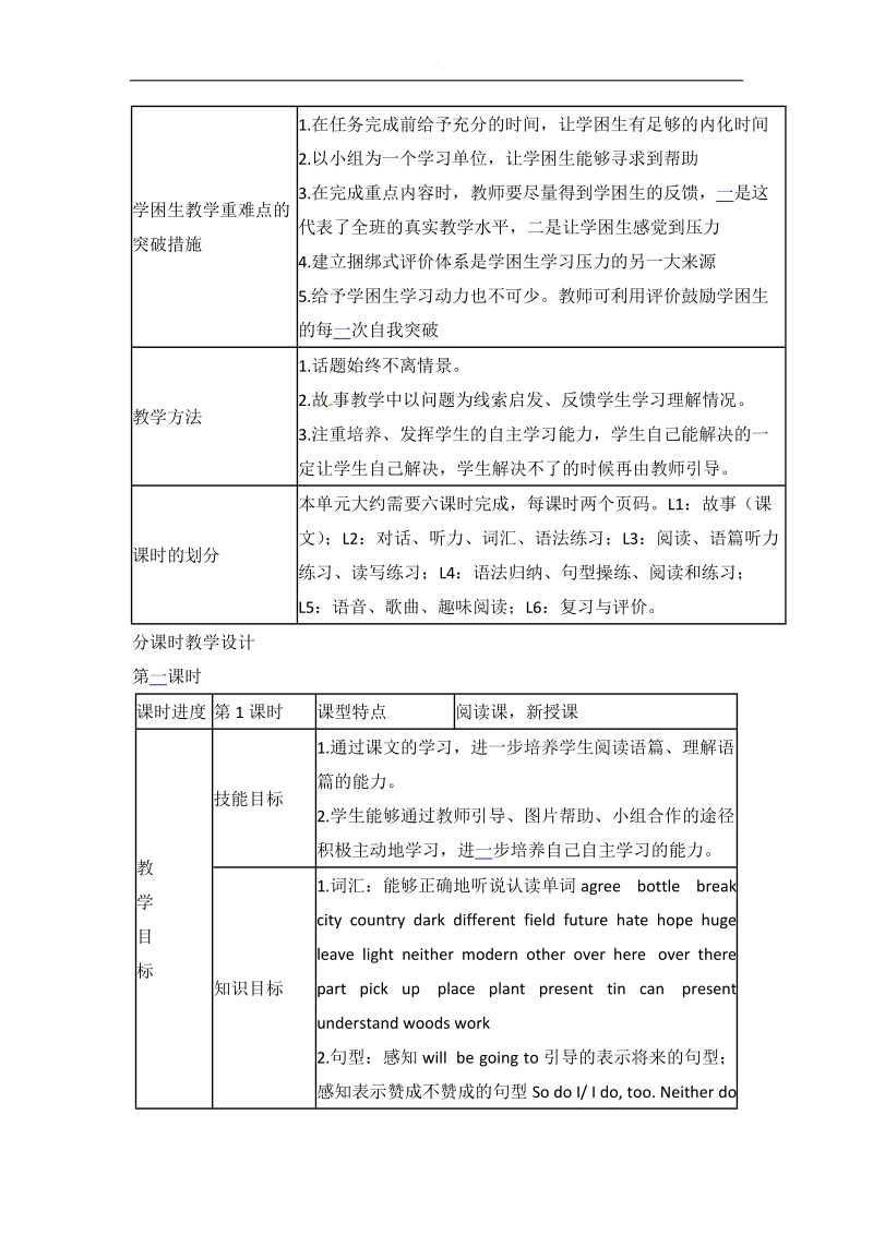 六年级下英语教案unit9 life in the year 2050北师大版（三起）2014.docx_第3页