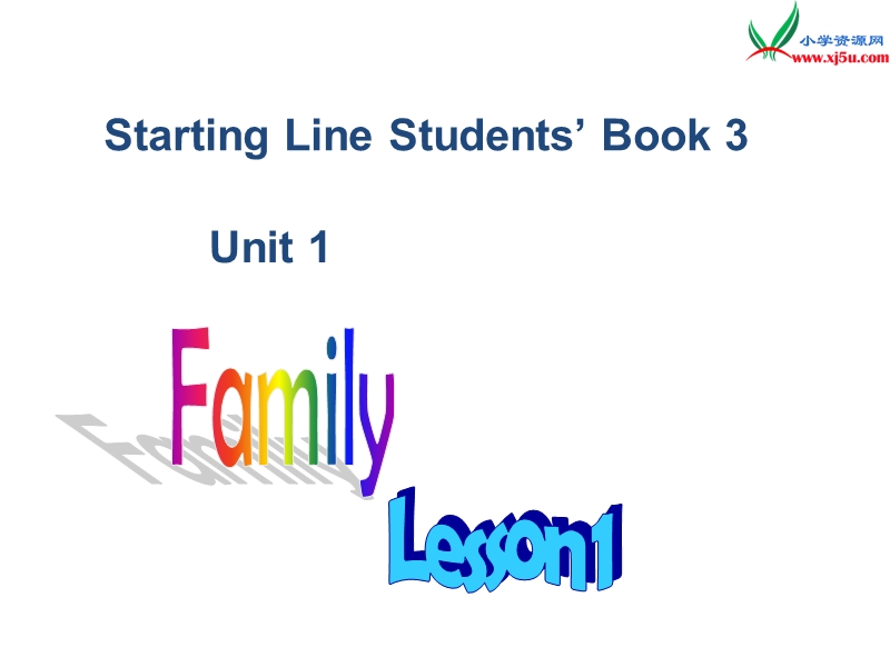 （人教新起点）二年级英语上册《unit 1 family》（lesson 1）课件.ppt_第1页