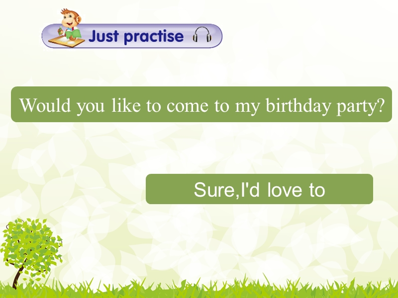 六年级上册英语课件-unit 3 would you like to come to my birthday party lesson 14-2人教精通.ppt_第2页