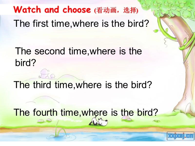 苏教译林版三年级下册英语课件 unit4 where is the bird？ 3.ppt_第3页