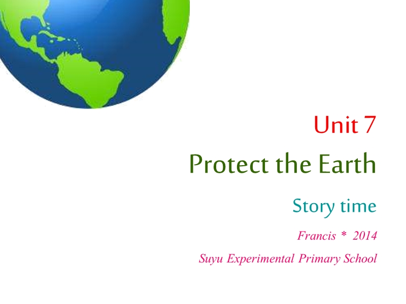 （苏教译林版）英语六年级上册unit 7 protect the earth (2).ppt_第2页