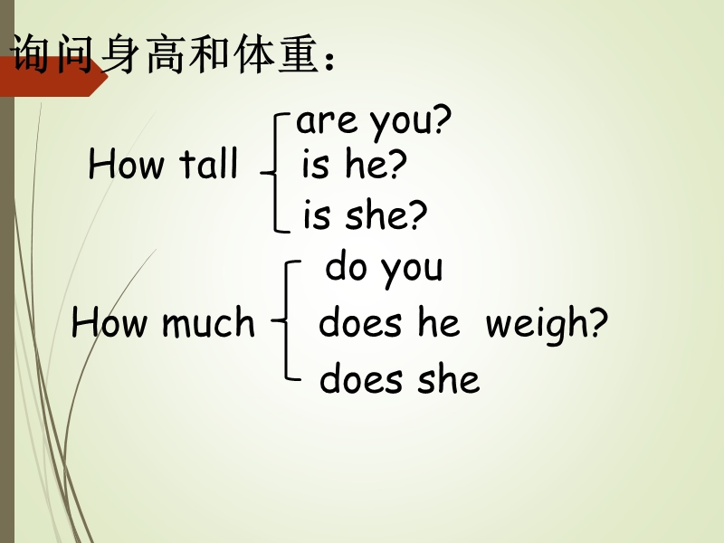 北师大版(三年级起点)六年级上册unit 5 height and weight lesson 4 课件.ppt_第2页