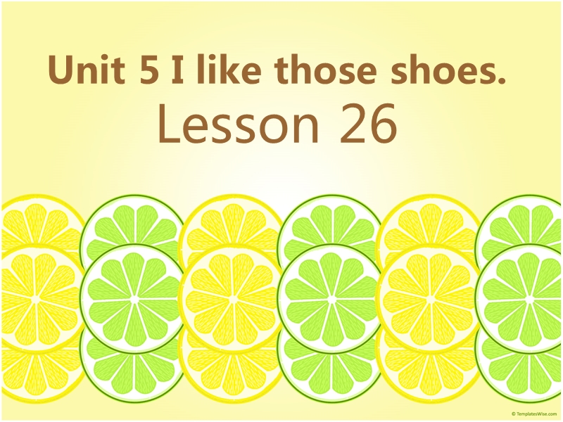 四年级上英语课件unit+5+i+like+those+shoes.+lesson+26+课件人教精通版.ppt_第1页