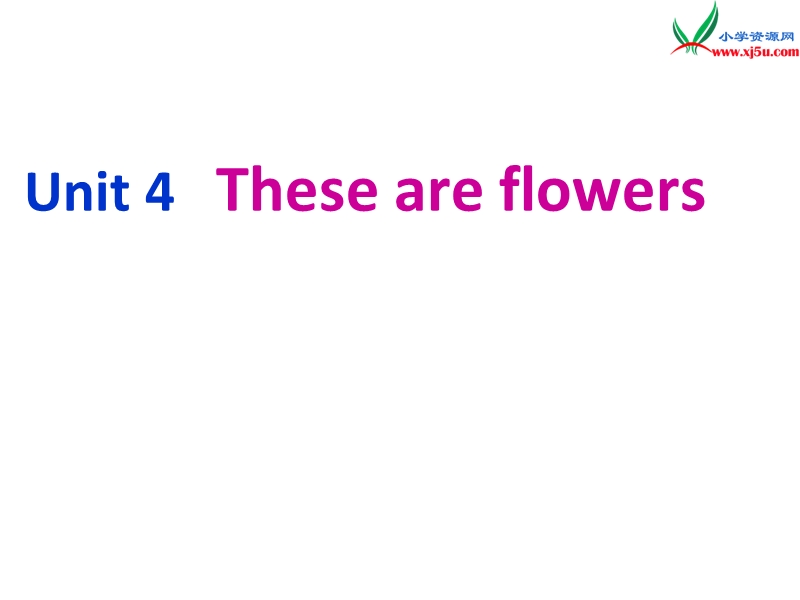 （湘少版）四年级英语上册 unit4 these are flowers课件4.ppt_第1页